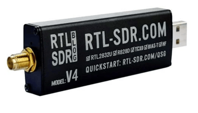 RTL-SDR Blog V4 R828D RTL2832U 1PPM TCXO SMA Software Defined Radio with Dipole Antenna Kit