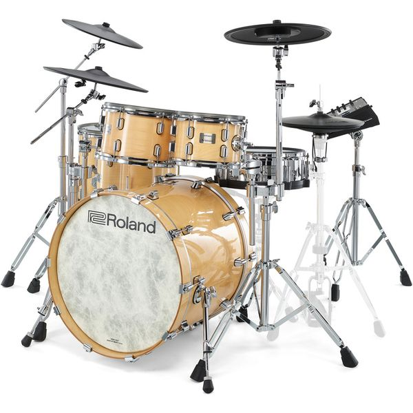 ROLAND VAD716 V-Drums Acoustic Design Gloss Natural Elektronik Davul Seti